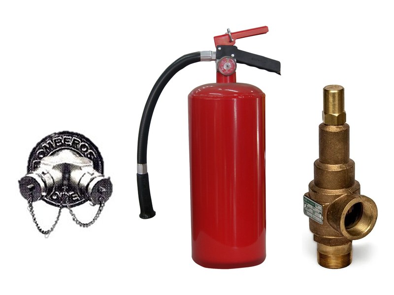 Hidrantes, mangueras, extintores y accesorios de red